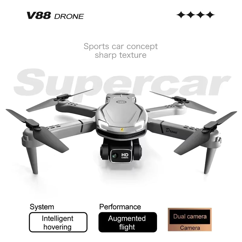 8K HD Kids Drone with 720° Obstacle Avoidance — Beginner-Friendly Camera Drone with Long Flight Time
