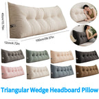 Bed Wedge Pillow – Long Upright Back Support | Corduroy Cover