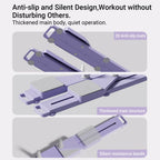 2-in-1 Ab & Ski Board | Core Sculpting, Resistance Bands & Compact Design for Home Gym Workouts