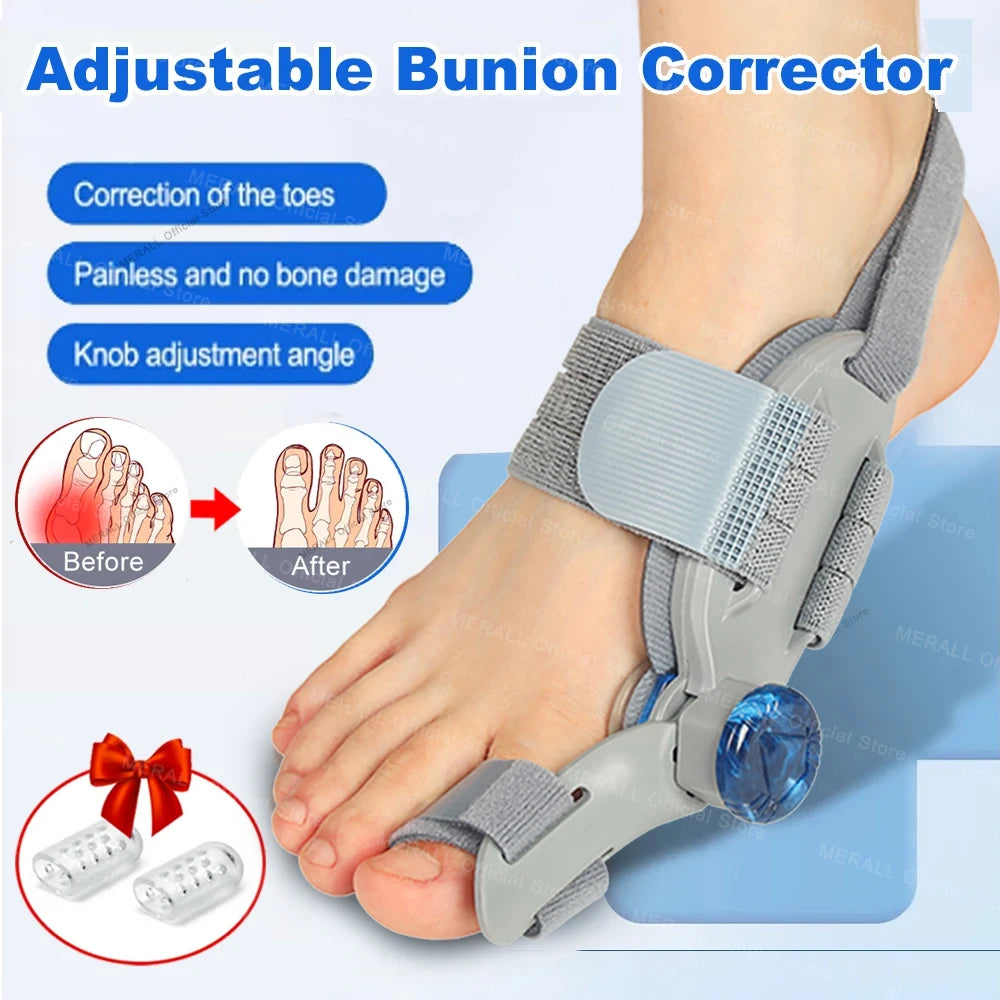 Adjustable Bunion Corrector – Toe Separator Brace | Breathable Material
