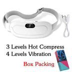 Women's Rechargeable Menstrual Heating Pad | Adjustable Heat & Vibration for Period Relief at Home