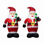 Inflatable Santa Claus Decoration | LED Lights, Durable & Ideal for Christmas Outdoor Parties and Garden Arrangements