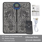 EMS Foot Massager Mat – 8 Modes & 19 Levels | Rechargeable