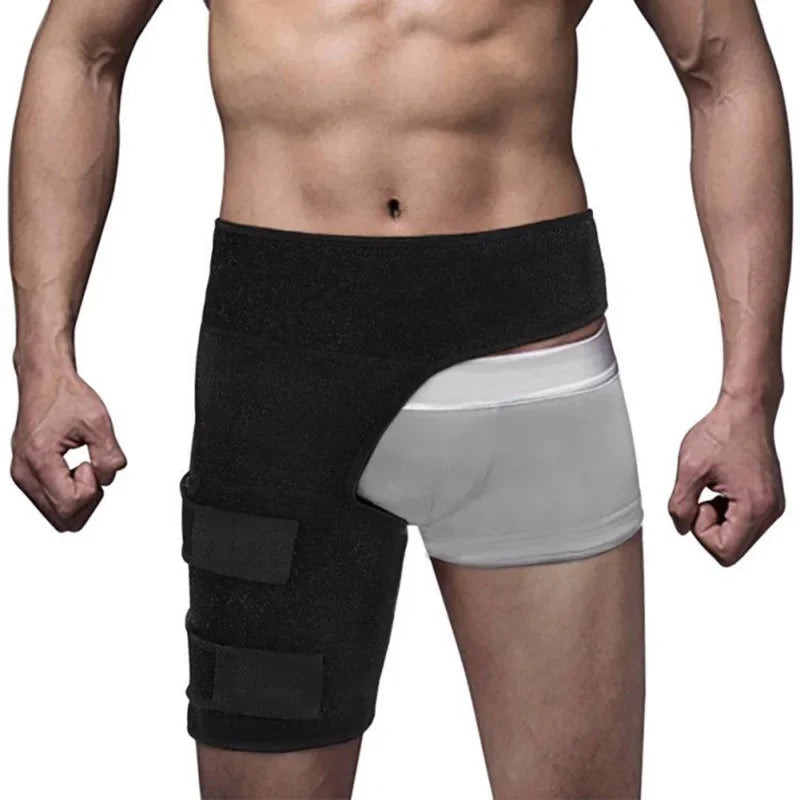 Thigh Muscle Support – Stabilizing Compression Wrap|Unisex Adjustable