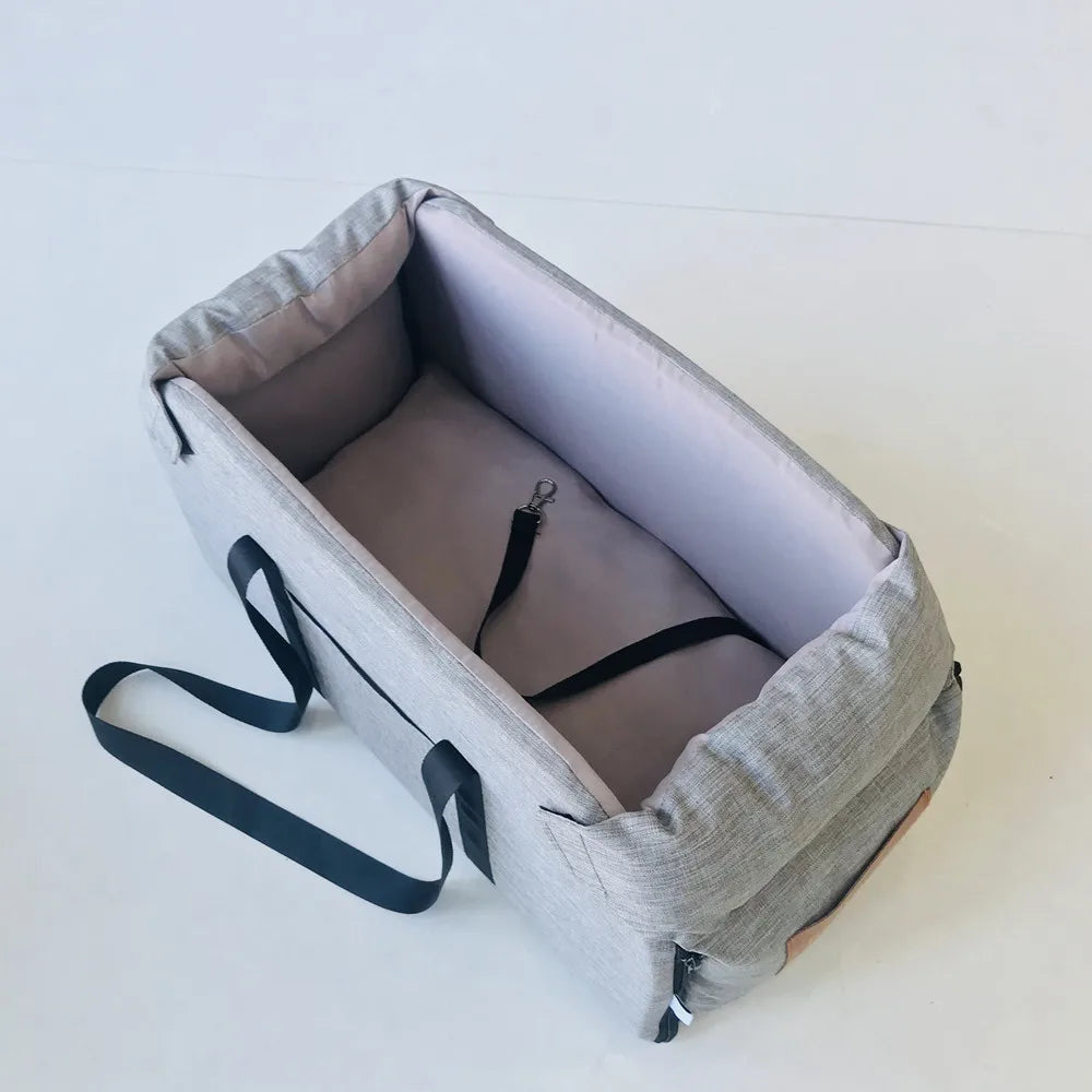 Small Dog Booster Seat – Center Console Travel Carrier