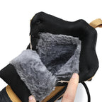 Men's Waterproof High-Top Snow Boots | Thickened Fleece Lining & Non-Slip for Cold Weather Hiking