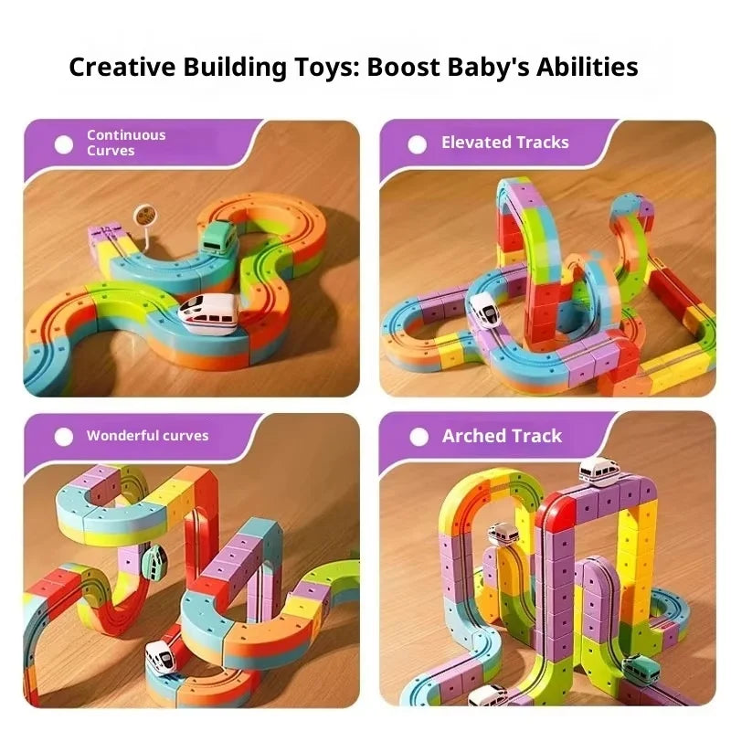 STEM Racing Track Set – 51/81 Piece Construction Kit