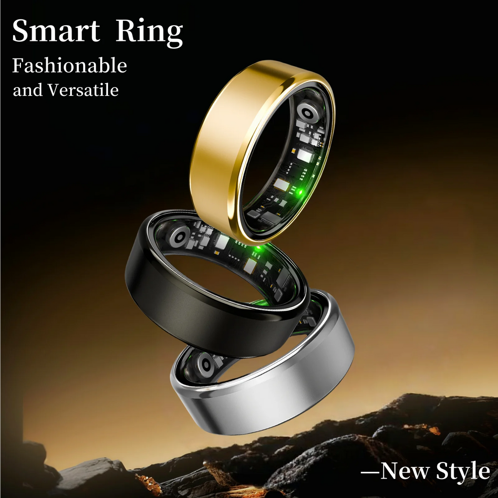 Smart Ring Activity Tracker – Sleep & Stress Monitoring | 24/7 Monitoring