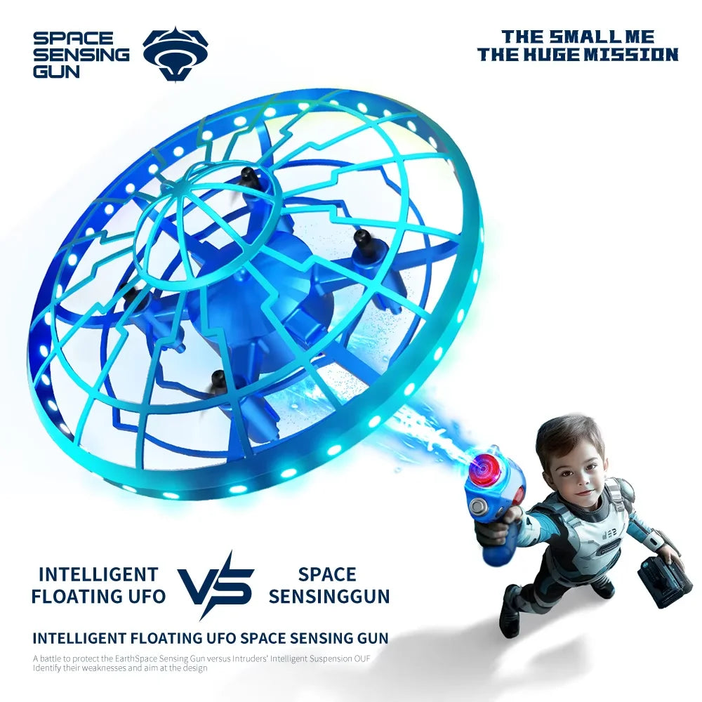 Hovering UFO Drone | Hand Gesture Control, Infrared Induction & Easy Auto-Hover for Kids