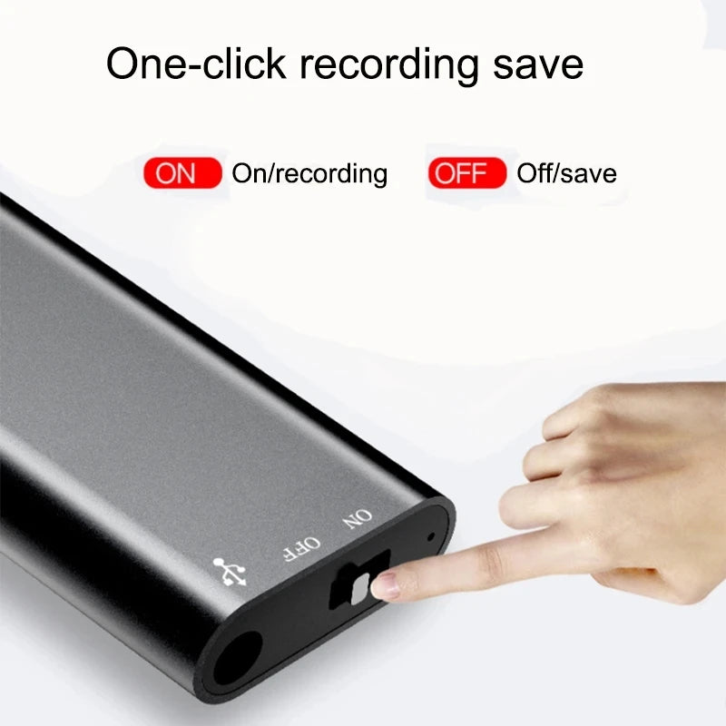 Voice Activated Recorder – Mini Audio Device | Rechargeable Battery