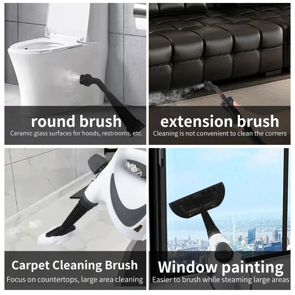 Pressurized Handheld Steam Cleaner | High-Pressure, Fast Heating & Ideal for Deep Cleaning Home Surfaces