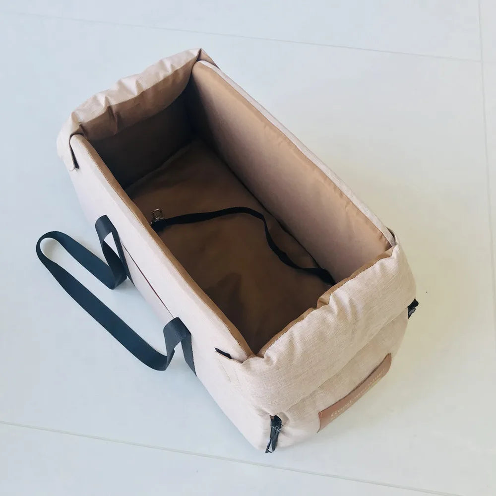 Small Dog Booster Seat – Center Console Travel Carrier