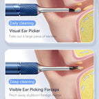Ear Wax Removal Tool with Camera | 12MP HD Visual, Wi-Fi Connection & Safe for Adults and Kids