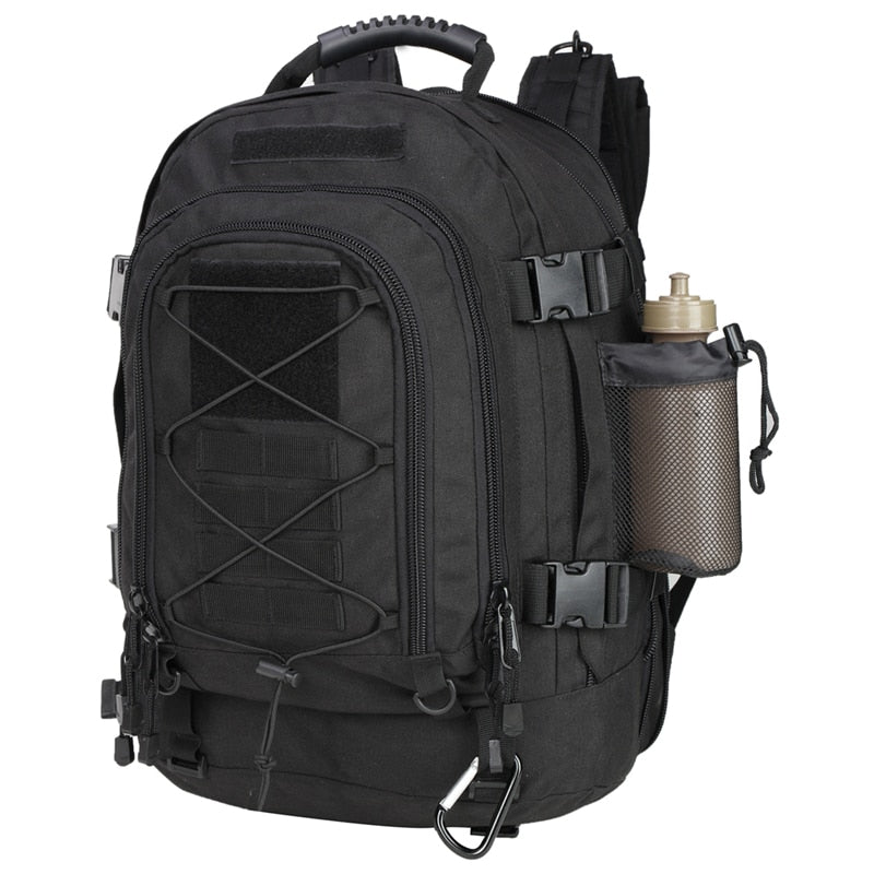60L Military Tactical Backpack - Expandable Waterproof Rucksack for Camping, Hiking, Travel & Outdoor Adventures