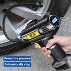 Portable 12V Tire Inflator – Air Compressor for Car & Bike
