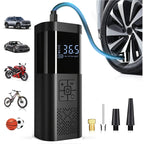 Portable Air Pump for Car Tires – Digital Gauge | LED Light