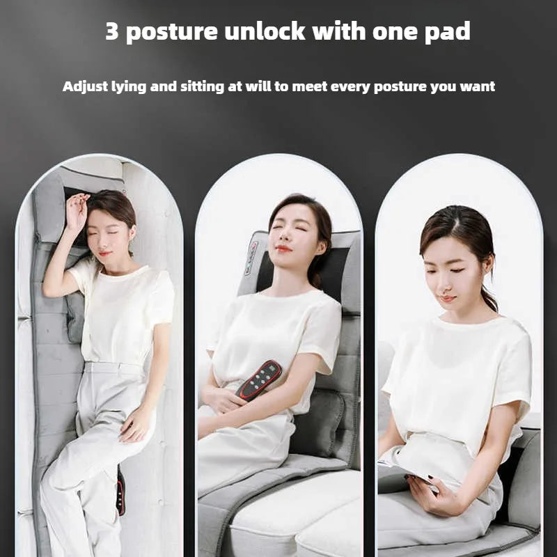 Vibrating Massage Mattress – Full Body Relaxation | Remote Operated