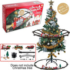 Christmas Electric Train Set | Realistic, Easy to Assemble & Safe for Kids, Perfect for Christmas Tree Decoration