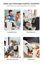 5-in-1 Coffee Machine | 20-Bar Pressure, Milk Frother & Compatible with Nespresso, Dolce Gusto, ESE Pods for Home Brewing