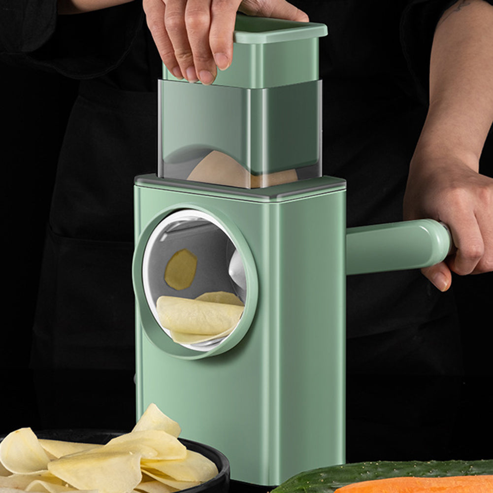 Heavy Duty Manual Vegetable Slicer | Sharp Blades, Suction Base & Versatile for Efficient Food Prep