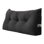 Bed Wedge Pillow – Long Upright Back Support | Corduroy Cover