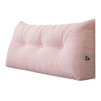 Bed Wedge Pillow – Long Upright Back Support | Corduroy Cover