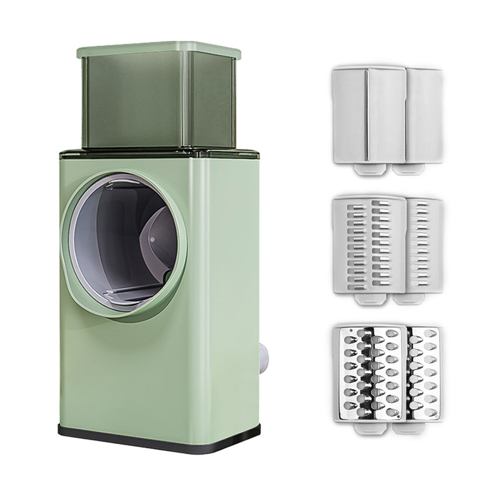 Heavy Duty Manual Vegetable Slicer | Sharp Blades, Suction Base & Versatile for Efficient Food Prep