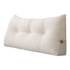 Bed Wedge Pillow – Long Upright Back Support | Corduroy Cover