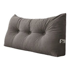 Bed Wedge Pillow – Long Upright Back Support | Corduroy Cover