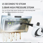 Pressurized Handheld Steam Cleaner | High-Pressure, Fast Heating & Ideal for Deep Cleaning Home Surfaces