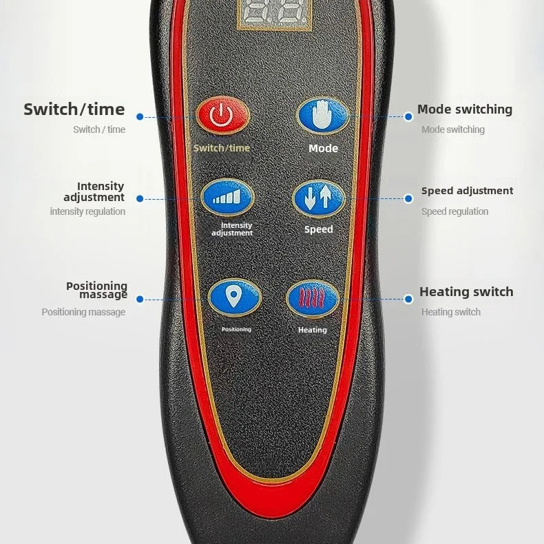 Multifunctional Electric Massage Mattress Cushion | Lumbar Traction, Vibrating Relief for Back, Neck & Waist Pain Relief