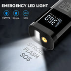 Portable Air Pump for Car Tires – Digital Gauge | LED Light