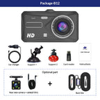 Front and Rear Dash Cam – Loop Recording & Emergency Lock