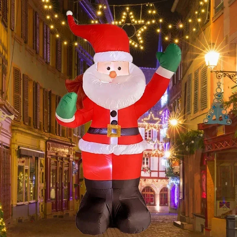 Inflatable Santa Claus Christmas Decoration | 6FT LED Lighted Holiday Decor for Indoor & Outdoor Use