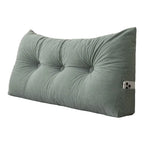 Bed Wedge Pillow – Long Upright Back Support | Corduroy Cover
