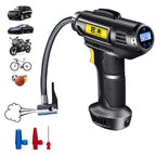 Portable 12V Tire Inflator – Air Compressor for Car & Bike