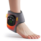Electric Heating Ankle Massager | 3 Heat Settings, Vibration Modes & Timer for Ankle Pain Relief and Sports Recovery