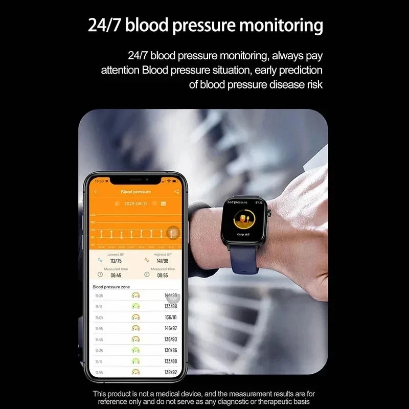 Smart Watch with AMOLED Display – Heart Rate & Sleep Tracker