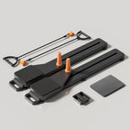 2-in-1 Ab & Ski Board | Core Sculpting, Resistance Bands & Compact Design for Home Gym Workouts