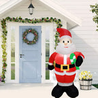 Inflatable Santa Claus Decoration | LED Lights, Durable & Ideal for Christmas Outdoor Parties and Garden Arrangements