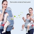 3-in-1 Baby Carrier – Hip Seat Design for Infant to Toddler