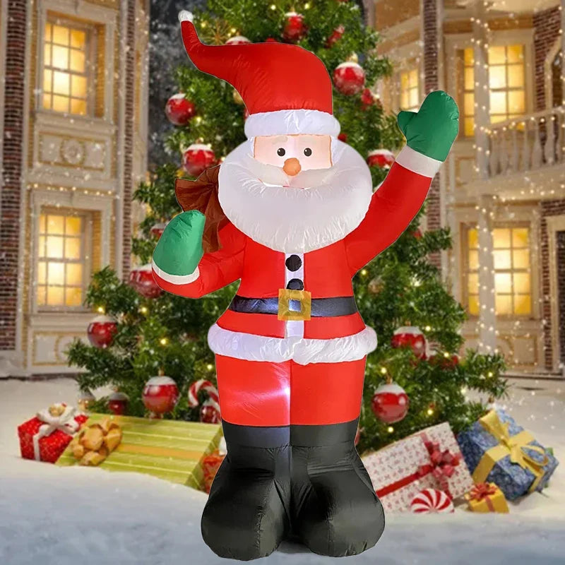 Inflatable Santa Claus Christmas Decoration | 6FT LED Lighted Holiday Decor for Indoor & Outdoor Use