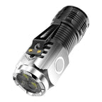 Mini Rechargeable Flashlight with 5 Modes | Super Bright 3-LED Design, Waterproof & Pocket-Sized for Emergency or Outdoor Use