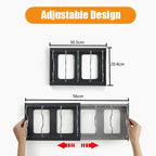 Expandable Kitchen Pan Organizer – 7 Adjustable Dividers