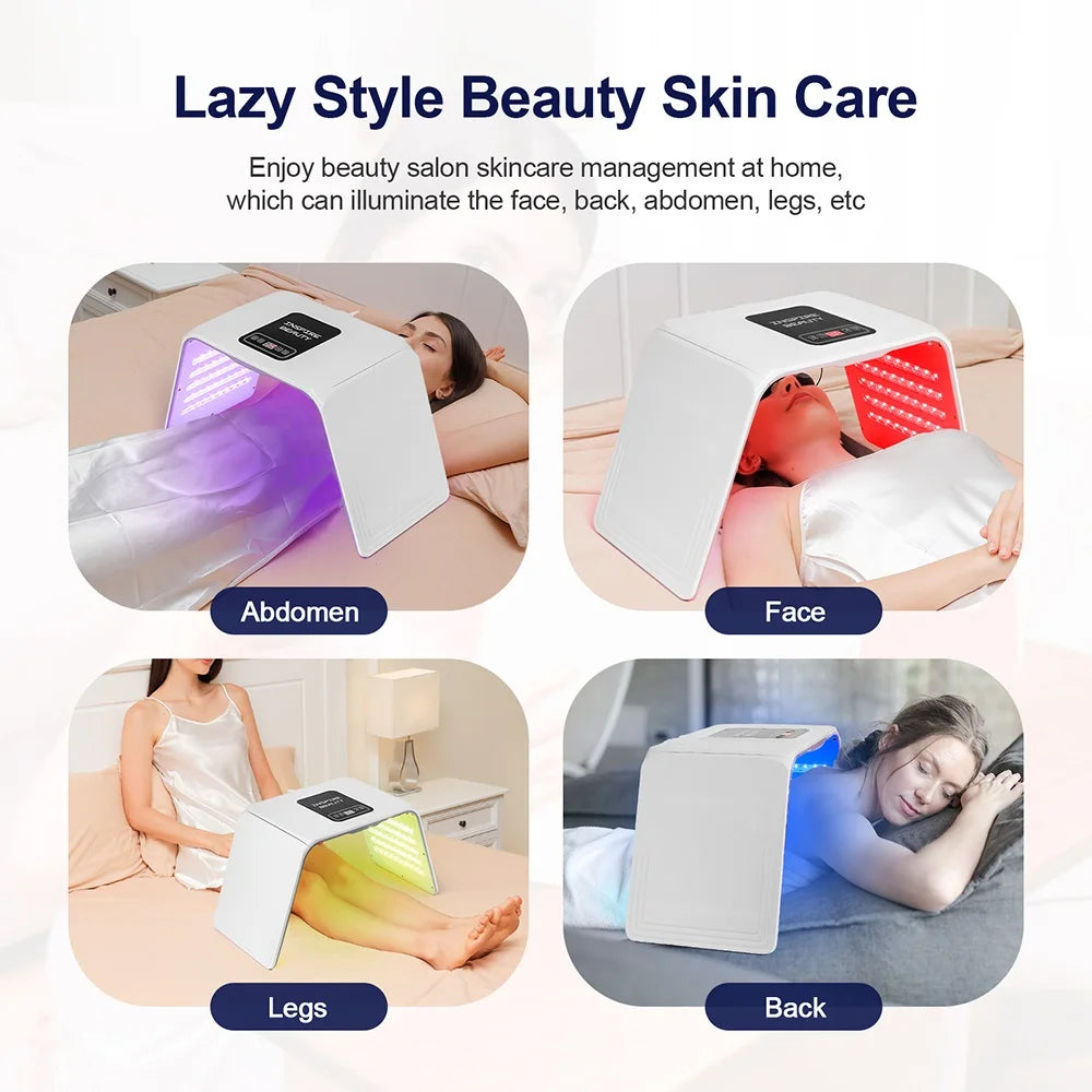 Professional LED Light Therapy Machine – 7 Modes | Foldable Design