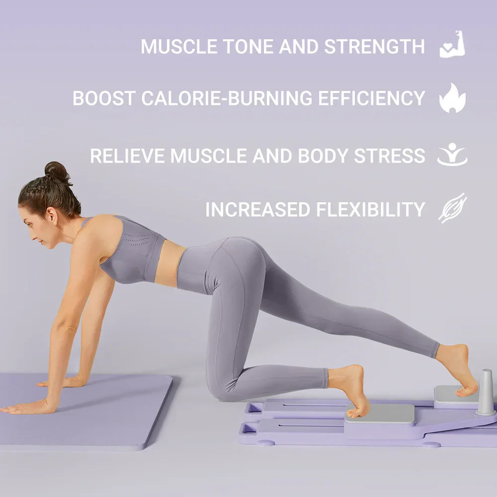 2-in-1 Ab & Ski Board | Core Sculpting, Resistance Bands & Compact Design for Home Gym Workouts
