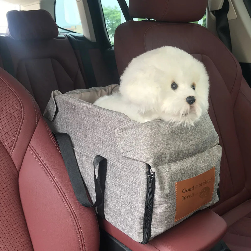 Small Dog Booster Seat – Center Console Travel Carrier