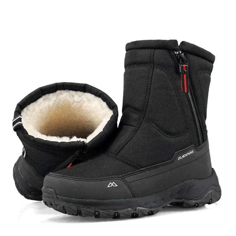 Men's Waterproof Insulated Snow Boots | Comfortable, Warm & Ideal for Outdoor Winter Activities