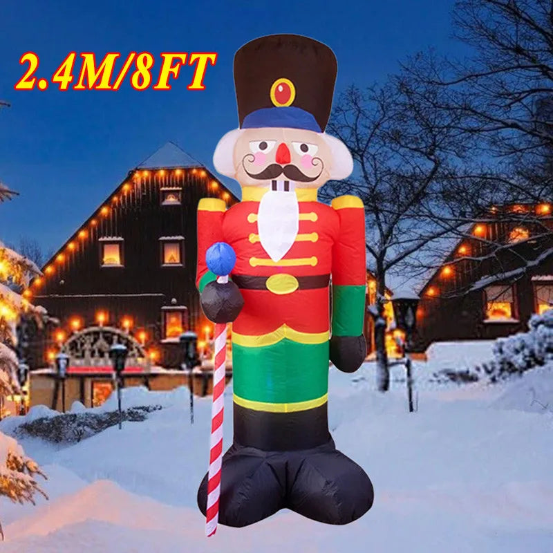 Inflatable Santa Claus Christmas Decoration | 6FT LED Lighted Holiday Decor for Indoor & Outdoor Use