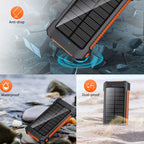 50,000mAh Solar Power Bank – Outdoor Backup Battery Pack